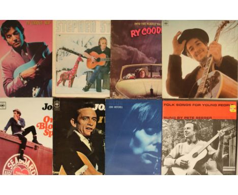 FOLK/FOLK-ROCK/SINGER-SONGWRITER/ACOUSTIC - LPs. Top large collection of around 220 x LPs. Artists/titles include Joni Mitche