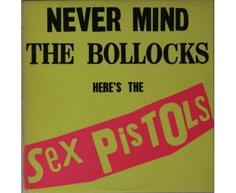 SEX PISTOLS - NEVER MIND THE BOLLOCKS - ORIGINAL UK PRESSING (V 2086). Very neat original UK stock copy of the seminal 1977 a