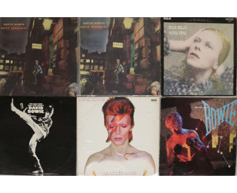 DAVID BOWIE - LPs. Star run of x x original title LPs. Albums are Ziggy Stardust (to include original UK pressing SF 8287 'Ti
