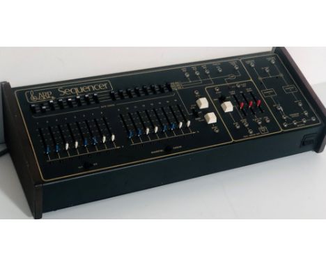 ARP MODEL 1611 SEQUENCER. A 1970s ARP Model 1611 Sequencer, complete with owner's manual and a patch book. Sequencer powers u