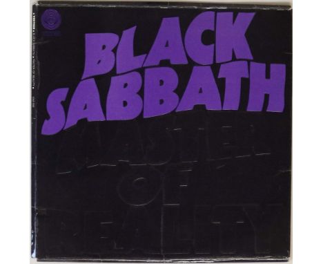 BLACK SABBATH - MASTER OF REALITY LP - ORIGINAL UK PRESSING (VERTIGO 6360 050). Very well presented original UK copy of the f