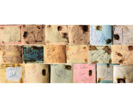 1960S AUTOGRAPH BOOK. An autograph book containing signatures, clippings, cuttings from pop stars of the 1960s. Many of the s