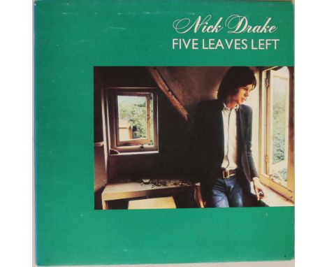 NICK DRAKE - FIVE LEAVES LEFT LP (2ND UK PRESSING - ISLAND ILPS 9105). A really fine copy of Nick Drake's phenomenal debut LP