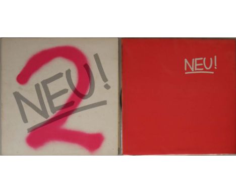NEU - ORIGINAL UK LPs. The first 2 wonderful studio LPs from Neu!, both original UK pressings and presented in great conditio