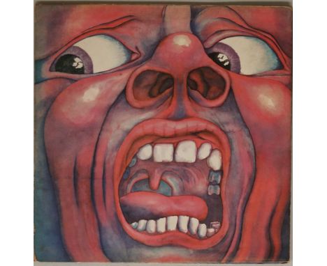 KING CRIMSON - IN THE COURT OF THE CRIMSON KING LP (ORIGINAL UK, ISLAND ILPS 9111). Top original UK copy of the seminal 1969 