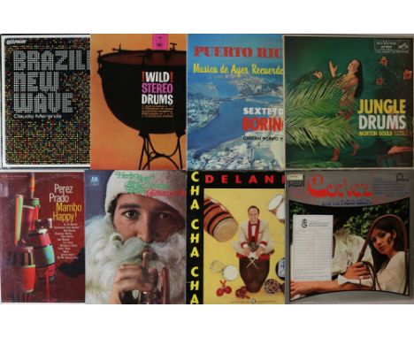 SOUND-EFFECTS-LIBRARIES/LATIN/EXOTICA/EAST/ORCHESTRAL- LPs/10"s. Spicy collection of around 240 x LPs with a few 10"s. Titles