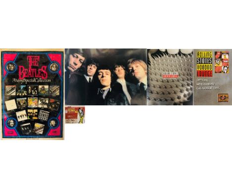 ROLLING STONES VOODOO LOUNGE MEMORABILIA &amp; BEATLES. To include an official carrier bag from merchandise sold during the S