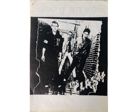 THE CLASH PRESS KIT 1977. A six page press kit for The Clash, circa 1977. First two pages loose, otherwise stapled. Very good