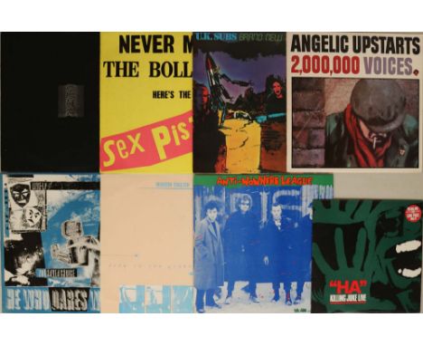 PUNK/POST-PUNK/NEW WAVE - LPs. Really smart bundle of 14 x LPs with 1 x 12". Artists/titles are Joy Division - Unknown Pleasu