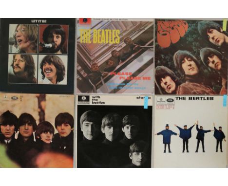 THE BEATLES - STUDIO RUN LPs/COMPS (STEREO REISSUES) - WITH LET IT BE EXPORT. Fab collection of 12 x LPs to include the very 