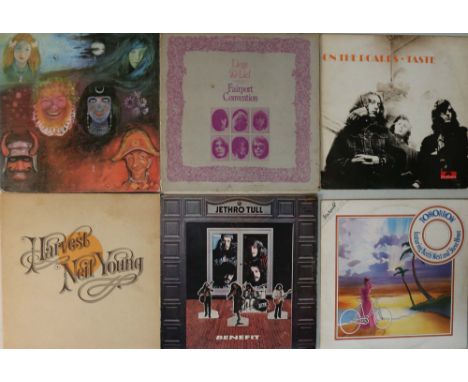 PROG/FOLK-ROCK - LPs. Top bundle of 9 x original title LPs. Titles are King Crimson - In The Wake Of Poseidon (original UK pi