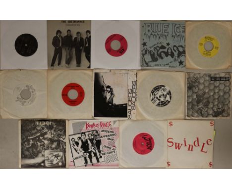 US/CANADIAN PUNK/POWER POP 7". Hot collection of 14 x hard to track 7". Artists/titles include Subverts - Independent Study (