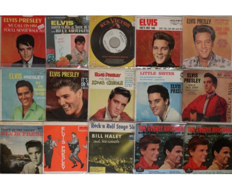 R&amp;R - EPs/PICTURE SLEEVE 7". Shakin' collection of 40 x original title EPs with some picture sleeve 7". Artists/titles in