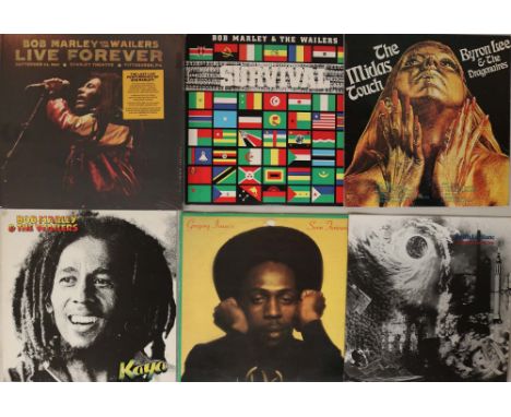 REGGAE - LPs/12"/7". Dropping the biscuit with this dope collection of 18 x LPs/12"/10" with a small selection of 8 x 45s. Ar