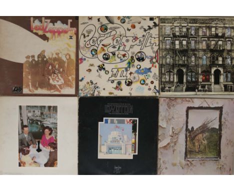 LED ZEPPELIN - LPs. Brill pack of 6 x original title LPs with earliest UK pressings included! Titles are II (1st UK 'Livin' L