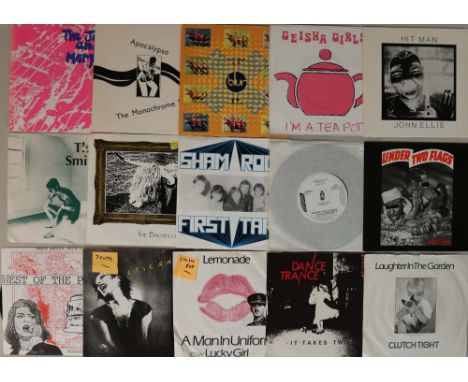 NEW WAVE/INDIE/AVANT/ALT/COOL POP - 7". Really cool collection of around 140 x 7". Artists/titles include The Jesus And Mary 
