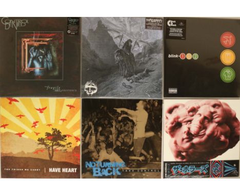 HARDCORE/PUNK/PROGRESSIVE METAL - LPs. Scorching collection of 14 x high quality LPs with 1 x 12" mainly 2000s/2010s releases