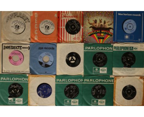 7" (LARGELY 60s ARTISTS - BEAT/POP/PSYCH)/CASSETTE COLLECTION. Interesting mixed collection of around 65 x 7" with 40 x casse