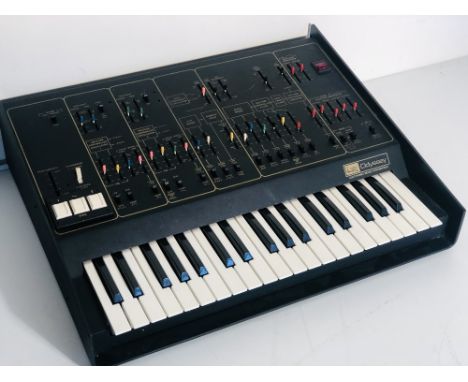 ARP MODEL 2812 SYNTHESIZER. An ARP Model 2812 Odyssey II Synthesizer, complete with owner's manual and patch book. Unit power