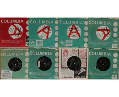 YARDBIRDS - UK COLUMBIA 7" WITH DEMOS. Cracking collection of 8 x 7", 4 of which are demos. Titles are Happening's Ten Years 