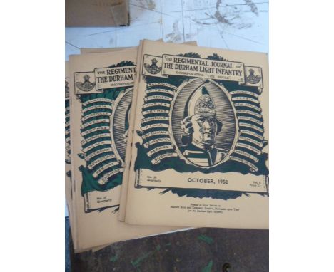 A collection of The Regimental Journal of the Durham Light Infantry, printed by Andrew Reid Co