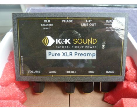 A K&K Sound Pure XLR Preamp, Serial ~EP - 127973