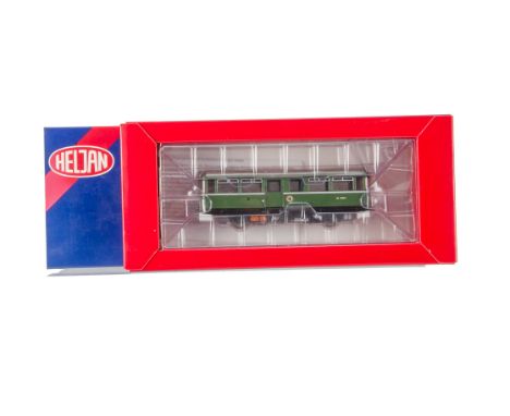 Heljan 00 Gauge 88001 BR light green AC Railbus with whiskers, semi-gloss finish No W79975, in original box, E, box VG