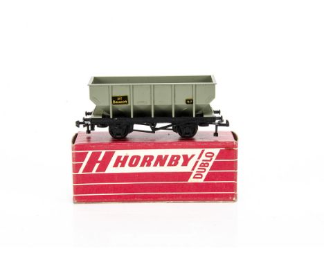 Late-issue Hornby-Dublo 00 Gauge 4644 21-Ton Hopper Wagon, in original red striped box, E, box VG 