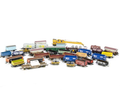 Hornby and other Makers 00 Gauge unboxed Goods Rolling Stock Hornby SR Utility Van, bogie twin tank Blue Circle Cement wagon,