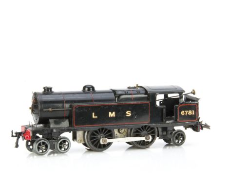 An uncommon Hornby 0 Gauge E26 Special electric 4-4-2 Tank Locomotive, possibly a special order, in enamelled LMS black as no