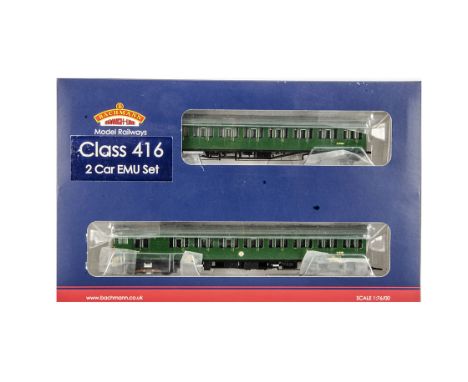 Bachmann 00 Gauge 31-376 2-EPB EMU 5770 late SR green 2-Car unit, in original box, E, box VG-E, 
