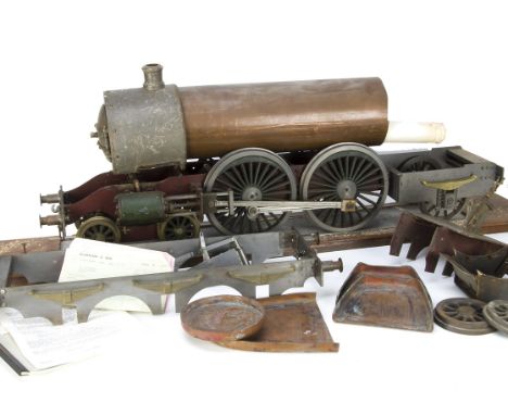 A Part-Built 5" Gauge GNR/LB&amp;SCR 'Atlantic' 4-4-2 Locomotive and Tender, with drawings by H Clarkson of York for the GNR 