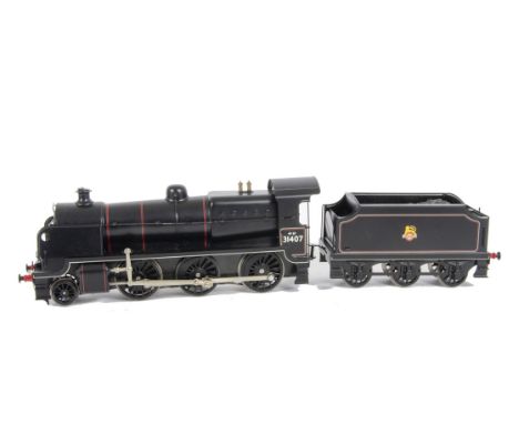 A Bassett-Lowke (Corgi) 0 Gauge 2-rail or 3-rail Electric ex-SR 'N' Class Mogul 2-6-0 Locomotive and Tender, ref BL99004, Lim