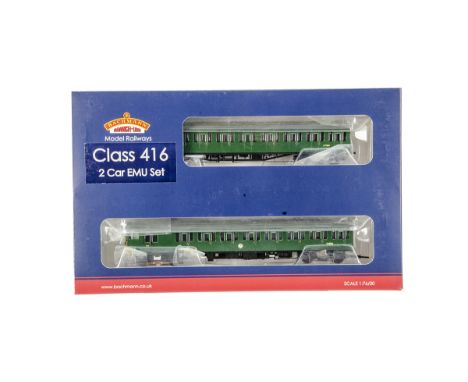 Bachmann 00 Gauge 31-376 2-EPB EMU 5770 late SR green 2-Car unit, in original box, E, box VG-E, 