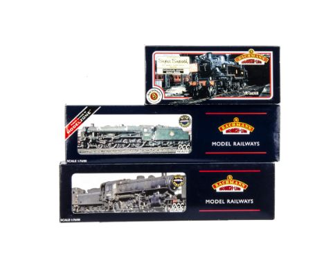 Bachmann 00 Gauge BR Steam Locomotives, 31-451A black Ivatt Class 2-6-2 tank 41250, 31-175Z Jubilee Class with Stanier Tender