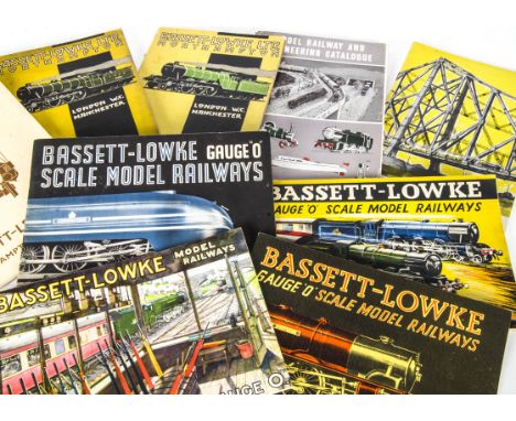 Bassett Lowke O Gauge Catalogues and Related Literature, Prewar and Later including 1932, 1935, 1937, 1950, 1951, 1953, 1957 