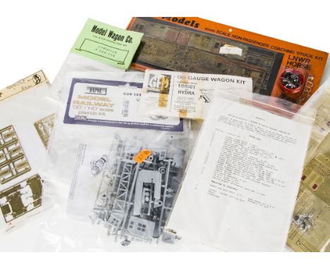 Dapol Southwark Bridge Models  and other unmade 00 Gauge Kits, Dapol Diesel Crane, Southwark Bridge Models LSWR Hopper and Di