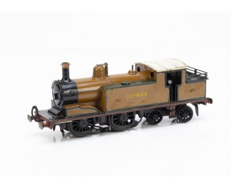 An 0 Gauge 3-rail LBSCR 0-4-4 Tank Locomotive by unknown maker, probably scratch-built, ostensibly representing a D3 class in