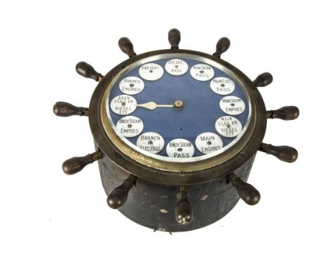 A Southern Area Walker's Patent Rotary 'Sending' Train Describer Signal Box Instrument,  of circular form with twelve levers 