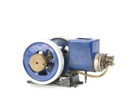A Model single-cylinder 4-stroke Internal Combustion Stationary Engine, mostly of alloy construction including the twin 4" di