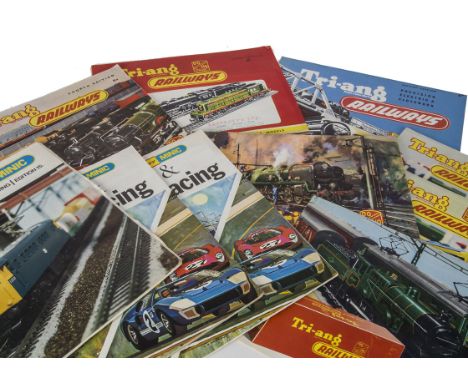 Tri-ang 00 Gauge Catalogues No 2 and later issues and Big Big 0 Gauge Catalogue, Tri-ang No 2, 3 with price list, 4, 5 (2), 6