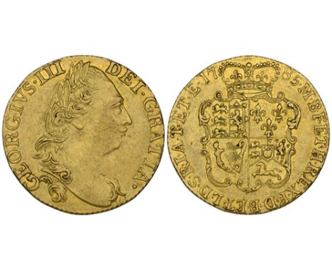 George III, guinea, 1785 (S. 3728), very fine, reverse slightly better