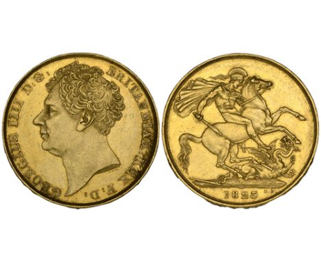 George IV, two pounds, 1823 (S.3798), surface marks, good very fine