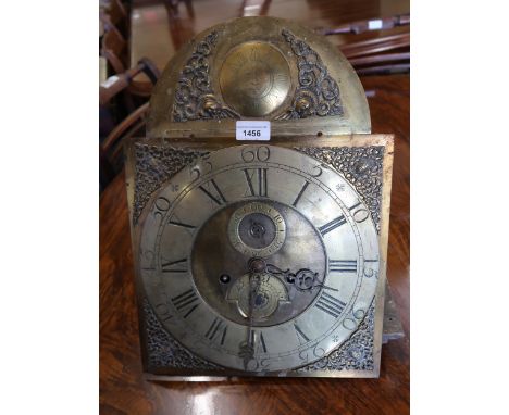 George III eight day long case clock movement, (for restoration) 