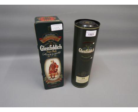 Glenfiddich pure single malt Scotch Whisky and another Glenfiddich pure malt Scotch Whisky, both in presentation boxes 