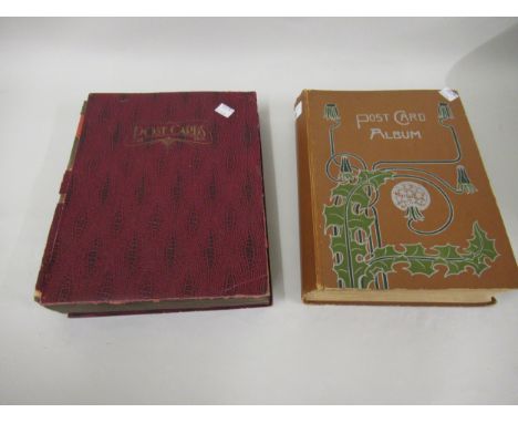 Album containing a collection of celebrity portrait postcards, together with another 1930's album including items of Third Re