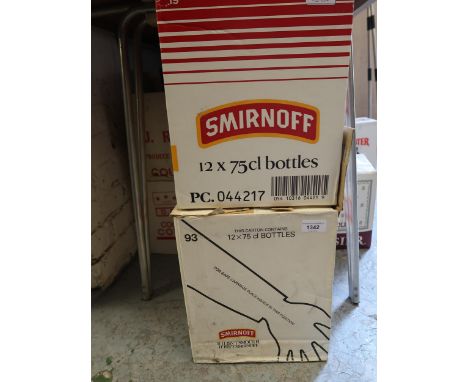 Smirnoff Vodka, seventeen 75cl bottles 