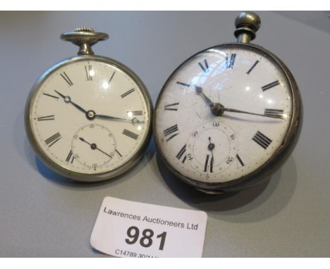 Silver cased fusee pocket watch, signed Thomas Logan Maybole, NO.494, the enamel dial with Roman numerals and subsidiary seco