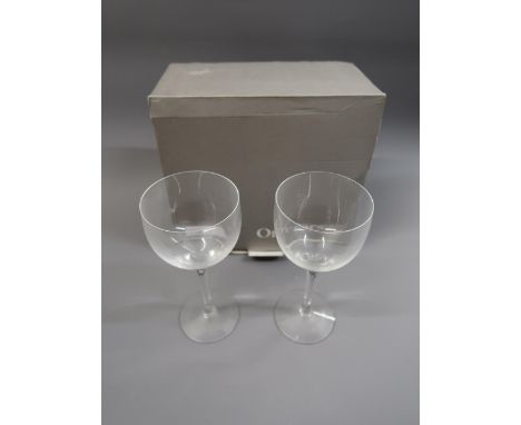 Quantity of Orrefors, Swedish glass Illusion pattern drinking glasses, in original boxes22 glasses in total.Please see photos