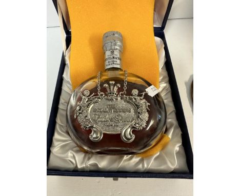 Whyte & Mackay Blended Scotch Whisky, 12 year old commemorative case. The marriage of the Prince of Wales and Lady Diana Spen